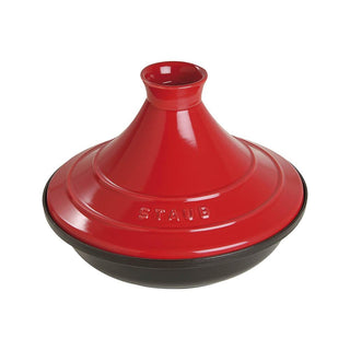 Staub Tajine with Cast Iron Base and Ceramic Top diam.28 cm Staub Cherry red - Buy now on ShopDecor - Discover the best products by STAUB design