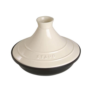 Staub Tajine with Cast Iron Base and Ceramic Top diam.28 cm Beige - Buy now on ShopDecor - Discover the best products by STAUB design