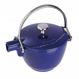 Staub Teapot/Kettle Round cast iron diam.16,5 cm Blue - Buy now on ShopDecor - Discover the best products by STAUB design