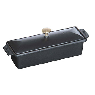 Staub Terrine rectangular cast iron black 30 cm - Buy now on ShopDecor - Discover the best products by STAUB design