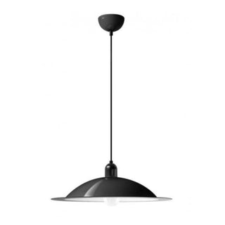 Stilnovo Lampiatta suspension lamp diam. 50 cm. White/Black - Buy now on ShopDecor - Discover the best products by STILNOVO design