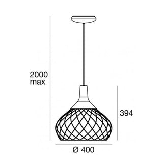 Stilnovo Mongolfier suspension lamp LED diam. 40 cm. - Buy now on ShopDecor - Discover the best products by STILNOVO design