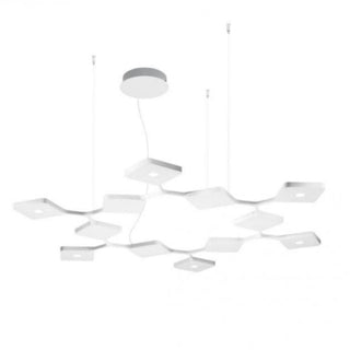 Stilnovo Quad suspension lamp LED bi-emission with 12 modules White - Buy now on ShopDecor - Discover the best products by STILNOVO design