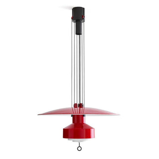 Stilnovo Saliscendi suspension lamp LED Stilnovo Saliscendi Red/White - Buy now on ShopDecor - Discover the best products by STILNOVO design