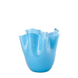 Venini Fazzoletto 700.04 vase h. 13.5 cm. Venini Fazzoletto Aquamarine - Buy now on ShopDecor - Discover the best products by VENINI design