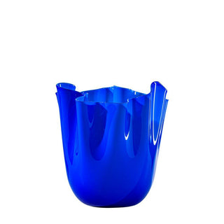 Venini Fazzoletto 700.04 vase h. 13.5 cm. Venini Fazzoletto Sapphire - Buy now on ShopDecor - Discover the best products by VENINI design