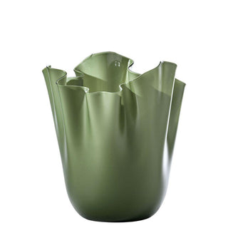 Venini Fazzoletto 700.02 vase h. 24 cm. Venini Fazzoletto Apple Green - Buy now on ShopDecor - Discover the best products by VENINI design
