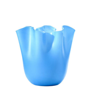 Venini Fazzoletto 700.02 vase h. 24 cm. Venini Fazzoletto Aquamarine - Buy now on ShopDecor - Discover the best products by VENINI design