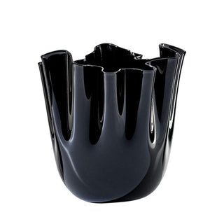 Venini Fazzoletto 700.02 vase h. 24 cm. Venini Fazzoletto Black - Buy now on ShopDecor - Discover the best products by VENINI design