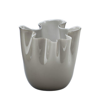 Venini Fazzoletto 700.02 vase h. 24 cm. Venini Fazzoletto Grey - Buy now on ShopDecor - Discover the best products by VENINI design
