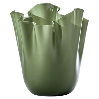Venini Fazzoletto 700.00 vase h. 31 cm. Venini Fazzoletto Apple Green - Buy now on ShopDecor - Discover the best products by VENINI design
