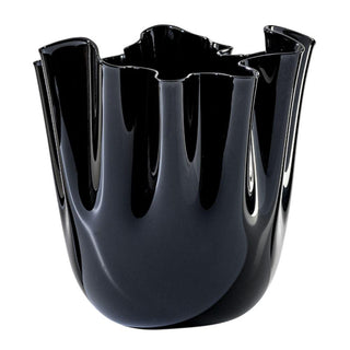 Venini Fazzoletto 700.00 vase h. 31 cm. Venini Fazzoletto Black - Buy now on ShopDecor - Discover the best products by VENINI design