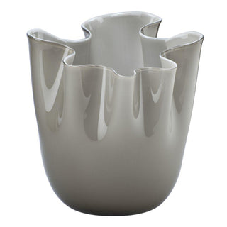 Venini Fazzoletto 700.00 vase h. 31 cm. Venini Fazzoletto Grey - Buy now on ShopDecor - Discover the best products by VENINI design
