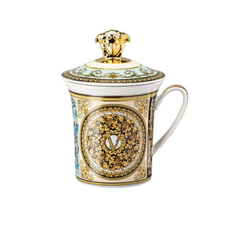 Versace meets Rosenthal 30 Years Mug Collection Barocco Mosaic mug with lid - Buy now on ShopDecor - Discover the best products by VERSACE HOME design