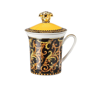 Versace meets Rosenthal 30 Years Mug Collection Barocco mug with lid - Buy now on ShopDecor - Discover the best products by VERSACE HOME design
