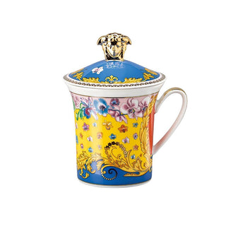 Versace meets Rosenthal 30 Years Mug Collection Primavera mug with lid - Buy now on ShopDecor - Discover the best products by VERSACE HOME design