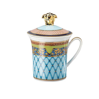 Versace meets Rosenthal 30 Years Mug Collection Russian Dream mug with lid - Buy now on ShopDecor - Discover the best products by VERSACE HOME design