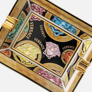 Versace meets Rosenthal Medusa Amplified Multicolour ashtray 6.30 inch - Buy now on ShopDecor - Discover the best products by VERSACE HOME design
