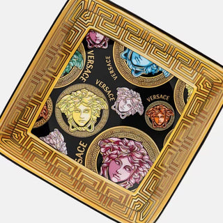 Versace meets Rosenthal Medusa Amplified Multicolour bowl square flat 12x12 cm. - Buy now on ShopDecor - Discover the best products by VERSACE HOME design