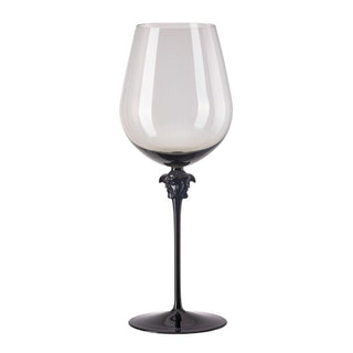Versace meets Rosenthal Lumière red wine goblet Bordeaux Smoky grey Buy on Shopdecor VERSACE HOME collections
