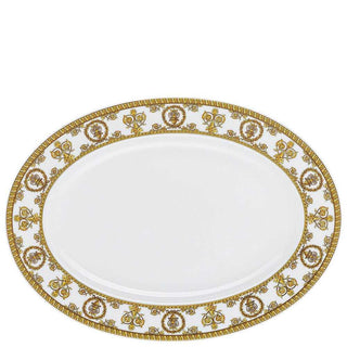 Versace meets Rosenthal I Love Baroque Oval platter 34x24.5 cm. white - Buy now on ShopDecor - Discover the best products by VERSACE HOME design