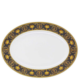 Versace meets Rosenthal I Love Baroque Oval platter 40.5x30 cm. black - Buy now on ShopDecor - Discover the best products by VERSACE HOME design
