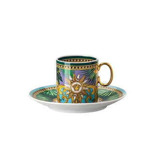Versace meets Rosenthal Jungle Animalier espresso cup & saucer - Buy now on ShopDecor - Discover the best products by VERSACE HOME design