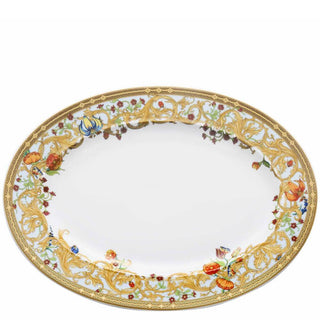 Versace meets Rosenthal Le Jardin de Versace Oval platter 40.5x30 cm. - Buy now on ShopDecor - Discover the best products by VERSACE HOME design