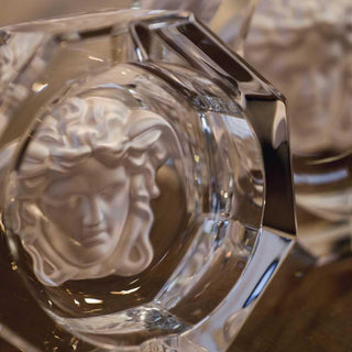 Versace meets Rosenthal Medusa Crystal Lumiere bottle coaster diam. 13 cm - Buy now on ShopDecor - Discover the best products by VERSACE HOME design