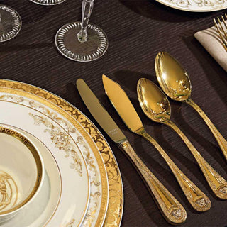Versace meets Rosenthal Medusa Cutlery Dessert fork plated - Buy now on ShopDecor - Discover the best products by VERSACE HOME design