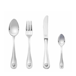 Versace meets Rosenthal Medusa Cutlery Set of 4 cutlery plated Silver - Buy now on ShopDecor - Discover the best products by VERSACE HOME design