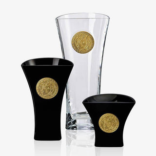 Versace meets Rosenthal Medusa Madness Clear Vase H.18 cm. transparent - Buy now on ShopDecor - Discover the best products by VERSACE HOME design