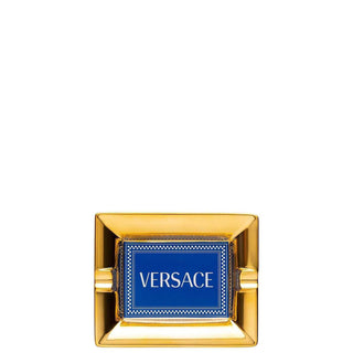 Versace meets Rosenthal Medusa Rhapsody Ashtray 13 cm. Blue - Buy now on ShopDecor - Discover the best products by VERSACE HOME design