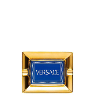 Versace meets Rosenthal Medusa Rhapsody Ashtray 16 cm. Blue - Buy now on ShopDecor - Discover the best products by VERSACE HOME design
