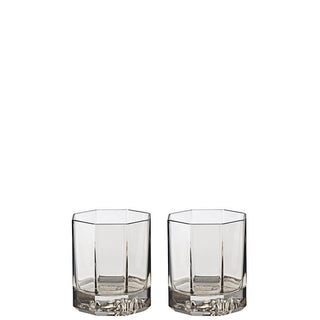 Versace meets Rosenthal Medusa Set of 2 Whisky tumbler Smoky grey - Buy now on ShopDecor - Discover the best products by VERSACE HOME design