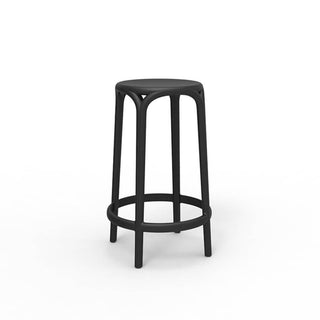Vondom Brooklyn stool h. seat 66 cm. by Eugeni Quitllet Vondom Black - Buy now on ShopDecor - Discover the best products by VONDOM design