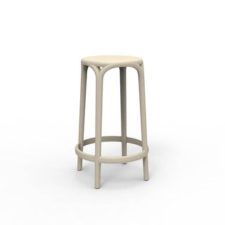 Vondom Brooklyn stool h. seat 66 cm. by Eugeni Quitllet Vondom Ecru - Buy now on ShopDecor - Discover the best products by VONDOM design