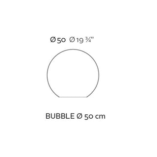 Vondom Bubbles floor lamp diam.50 cm LED bright white - Buy now on ShopDecor - Discover the best products by VONDOM design