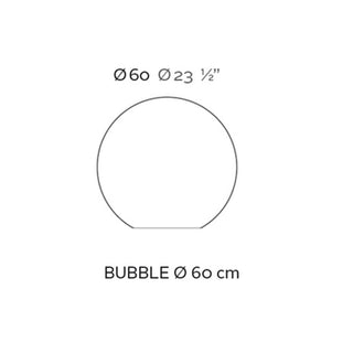 Vondom Bubbles floor lamp diam.60 cm LED bright white - Buy now on ShopDecor - Discover the best products by VONDOM design
