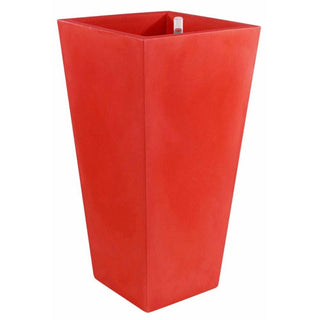 Vondom Cono square Alto vase 35x35 h. 100 cm. by Studio Vondom Vondom Red - Buy now on ShopDecor - Discover the best products by VONDOM design