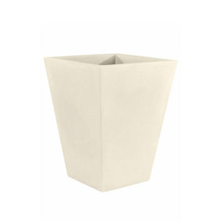 Vondom Cono square Alto vase 45x45 h. 68 cm. by Studio Vondom Vondom Ecru - Buy now on ShopDecor - Discover the best products by VONDOM design