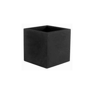 Vondom Cubo vase 40x40 h. 40 cm. by Studio Vondom Vondom Black - Buy now on ShopDecor - Discover the best products by VONDOM design