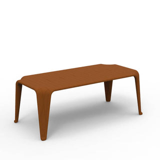 Vondom F3 table 190x90 cm polyethylene by Fabio Novembre Vondom Bronze - Buy now on ShopDecor - Discover the best products by VONDOM design