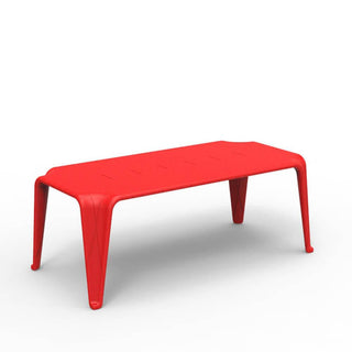Vondom F3 table 190x90 cm polyethylene by Fabio Novembre Vondom Red - Buy now on ShopDecor - Discover the best products by VONDOM design