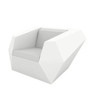 Vondom Faz armchair polyethylene by Ramón Esteve Vondom White - Buy now on ShopDecor - Discover the best products by VONDOM design