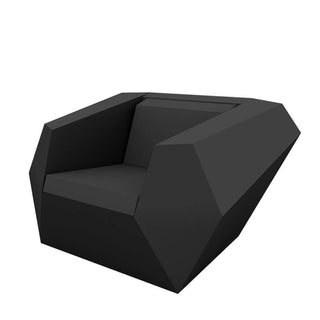 Vondom Faz armchair polyethylene by Ramón Esteve Vondom Black - Buy now on ShopDecor - Discover the best products by VONDOM design