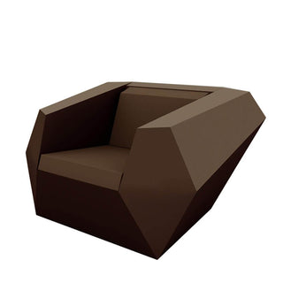 Vondom Faz armchair polyethylene by Ramón Esteve Vondom Bronze - Buy now on ShopDecor - Discover the best products by VONDOM design