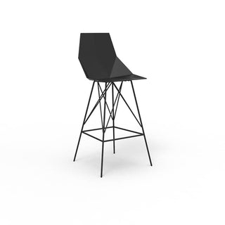 Vondom Faz stool h. seat 75 cm by Ramón Esteve Vondom Black - Buy now on ShopDecor - Discover the best products by VONDOM design