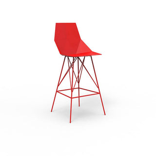 Vondom Faz stool h. seat 75 cm by Ramón Esteve Vondom Red - Buy now on ShopDecor - Discover the best products by VONDOM design