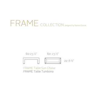 Vondom Frame low table h.22 cm white by Ramón Esteve - Buy now on ShopDecor - Discover the best products by VONDOM design